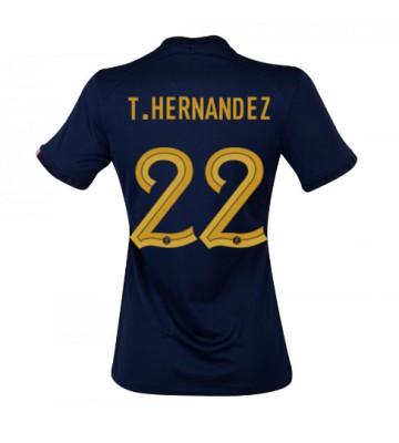 Frankrike Theo Hernandez #22 Hemmatröja Dam VM 2022 Kortärmad